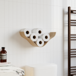 Handmade Wooden Toilet Paper Holder - Cloud - Image 2