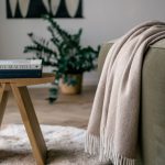 Natural Alpaca Wool Throw - Classic Fishbone - Image 2