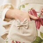 Ladies' Apron with Ruffles and Pocket - Botanico - Image 3