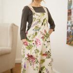 Ladies' Apron with Crossed Straps - Botanico