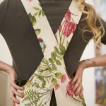 Ladies' Apron with Crossed Straps - Botanico - Image 4