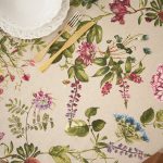 Round Floral Tablecloth - Botanico
