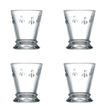 Bee Water Glasses Set of 4, 250ml
