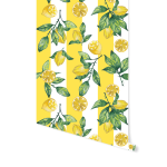 Striped Lemon eco wallpaper