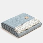 Natural Alpaca Wool Throw - Classic Fishbone - Image 9