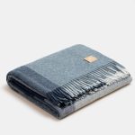 Recycled Alpaca Wool Throw - Classic Check - Image 8