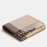 Recycled Alpaca Wool Throw - Classic Check - Image 2