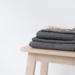 Honeycomb Fine Waffle Towel - Charcoal - Image 7
