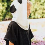 Short-Sleeve Poncho PANDA - For KIDS (Size 122-150)