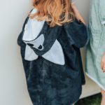 Bamboo Terry Bathrobe WOLF – For KIDS (Size 122-150) - Image 2