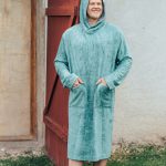 Long-Sleeve Poncho - Bamboo Terry - Image 2