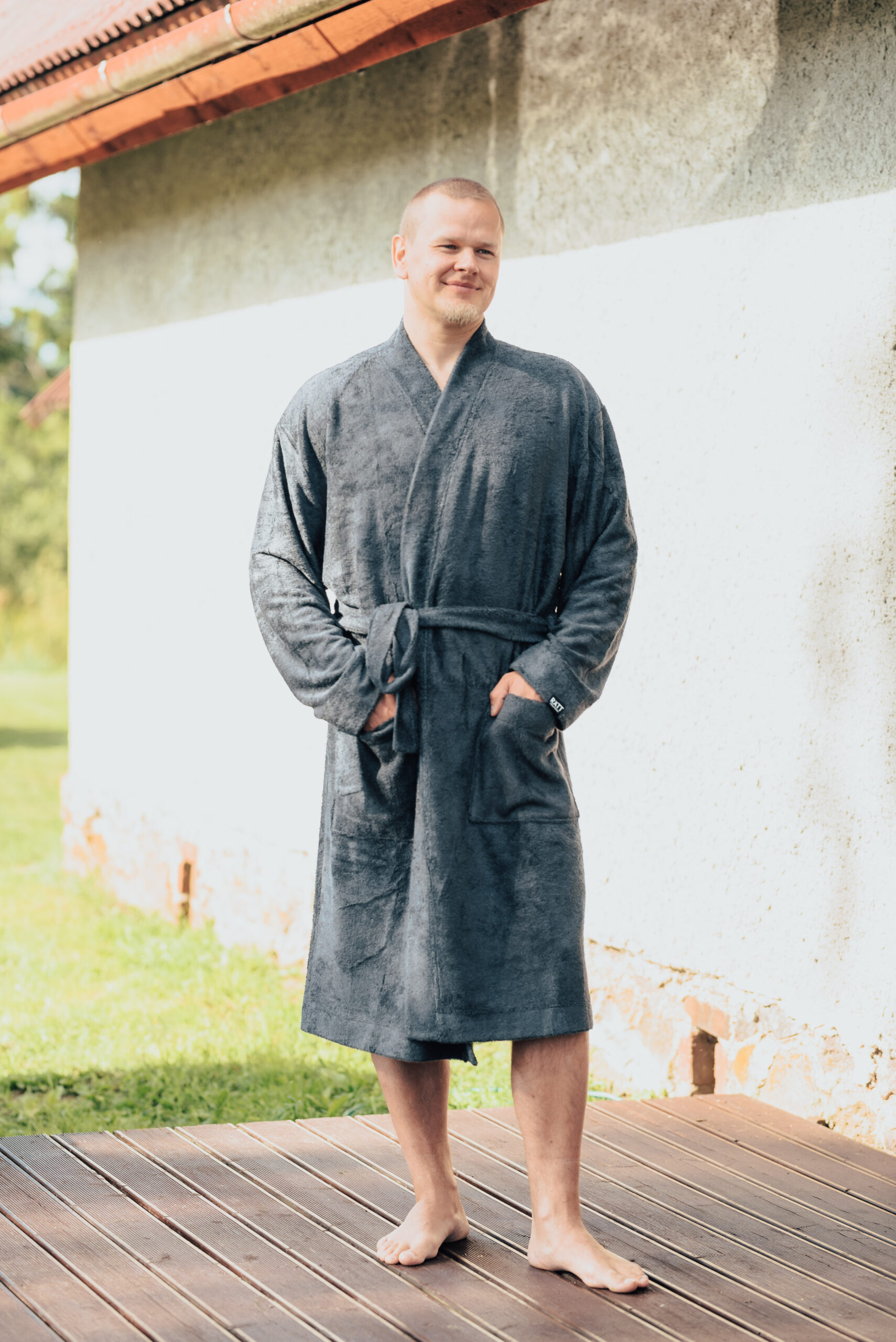 DSC1552-scaled-1 Bathrobe for Men - Bamboo Terry - Image 1