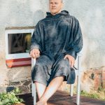 Long-Sleeve Poncho - Bamboo Terry - Image 9