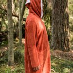 Long-Sleeve Poncho FOX - Bamboo Terry