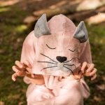 Long-Sleeve Poncho CAT - Bamboo Terry