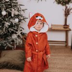 Bamboo Terry Bathrobe FOX - For TODDLERS (Size 82/86-116)