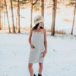 Spa Wrap for Women - Cotton Waffle - Image 5