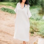 Short-Sleeve Surf Poncho - Cotton Waffle - Image 5