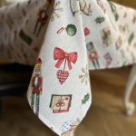 Festive Motive Christmas Story Rectangular Tablecloth - Image 2