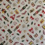 Festive Motive Christmas Story Rectangular Tablecloth