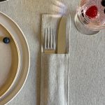 Round Tablecloth, Recycled Fabric - Nord 3 - Image 3