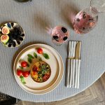 Round Tablecloth, Recycled Fabric - Nord 2 - Image 4