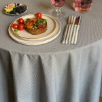 Round Tablecloth, Recycled Fabric - Nord 2 - Image 2