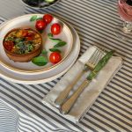 Round Tablecloth, Recycled Fabric - Nord 1