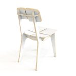 Woodpecker Wooden Dining Chair - White - Image 4