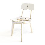 Woodpecker Wooden Dining Chair - White - Image 5