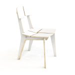 Woodpecker Wooden Dining Chair - White - Image 6