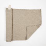 Linen Sauna Seat Cover - Beige - Image 3