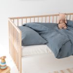 Linen Duvet Cover Set for Kids - Blue Fog - Image 11