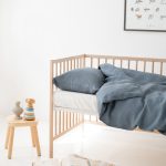 Linen Duvet Cover Set for Kids - Blue Fog - Image 4