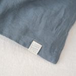 Linen Duvet Cover Set for Kids - Blue Fog - Image 8