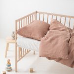 Linen Duvet Cover Set for Kids - Cafe Creme - Image 9
