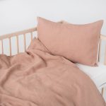 Linen Duvet Cover Set for Kids - Cafe Creme - Image 11