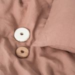 Linen Duvet Cover Set for Kids - Cafe Creme - Image 7