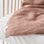 Linen Duvet Cover Set for Kids - Cafe Creme - Image 6