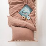 Linen Duvet Cover Set for Kids - Cafe Creme