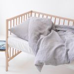 Linen Duvet Cover Set for Kids - Light Grey - Image 8