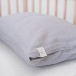 Linen Duvet Cover Set for Kids - Light Grey - Image 6