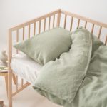 Linen Duvet Cover Set for Kids - Sage - Image 4