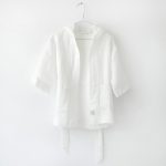 Linen Bathrobe for Kids - White - Image 2