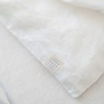 Linen Duvet Cover Set for Kids - White