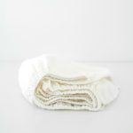 Linen Fitted Sheet for Kids - White - Image 3