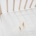Linen Fitted Sheet for Kids - White - Image 4