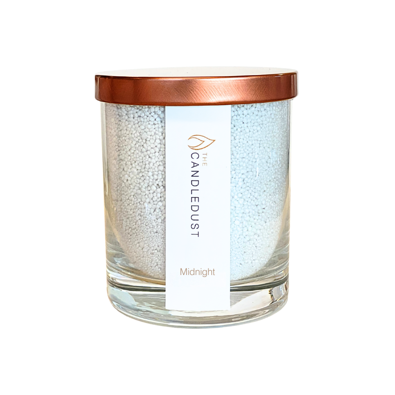 Midnight-1 Powdered Candle in Glass - Midnight 160g - Image 1