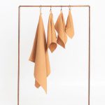 Organic Waffle Cotton Towel - Caramel - Image 4