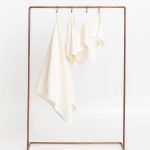 Organic Waffle Cotton Towel - Cream - Image 4